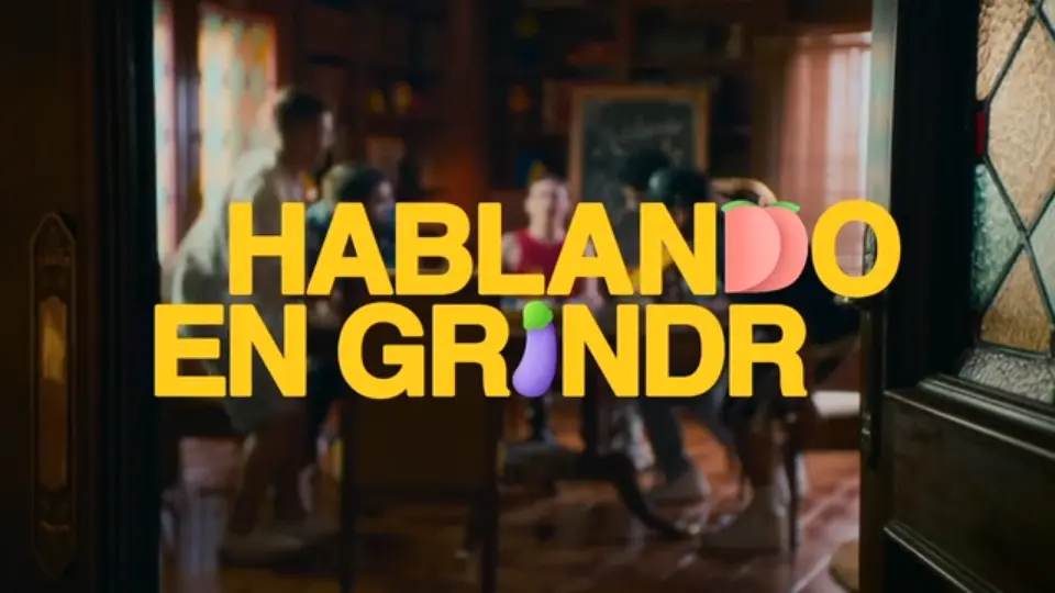 Postproducción audiovisual para Grindr realizada por Cliperion, edición de vídeo optimizada para social media y narrativa de marca.
